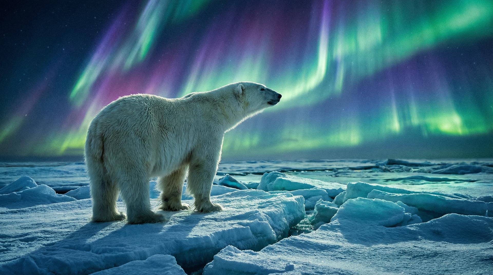 捷克街头北极熊视频