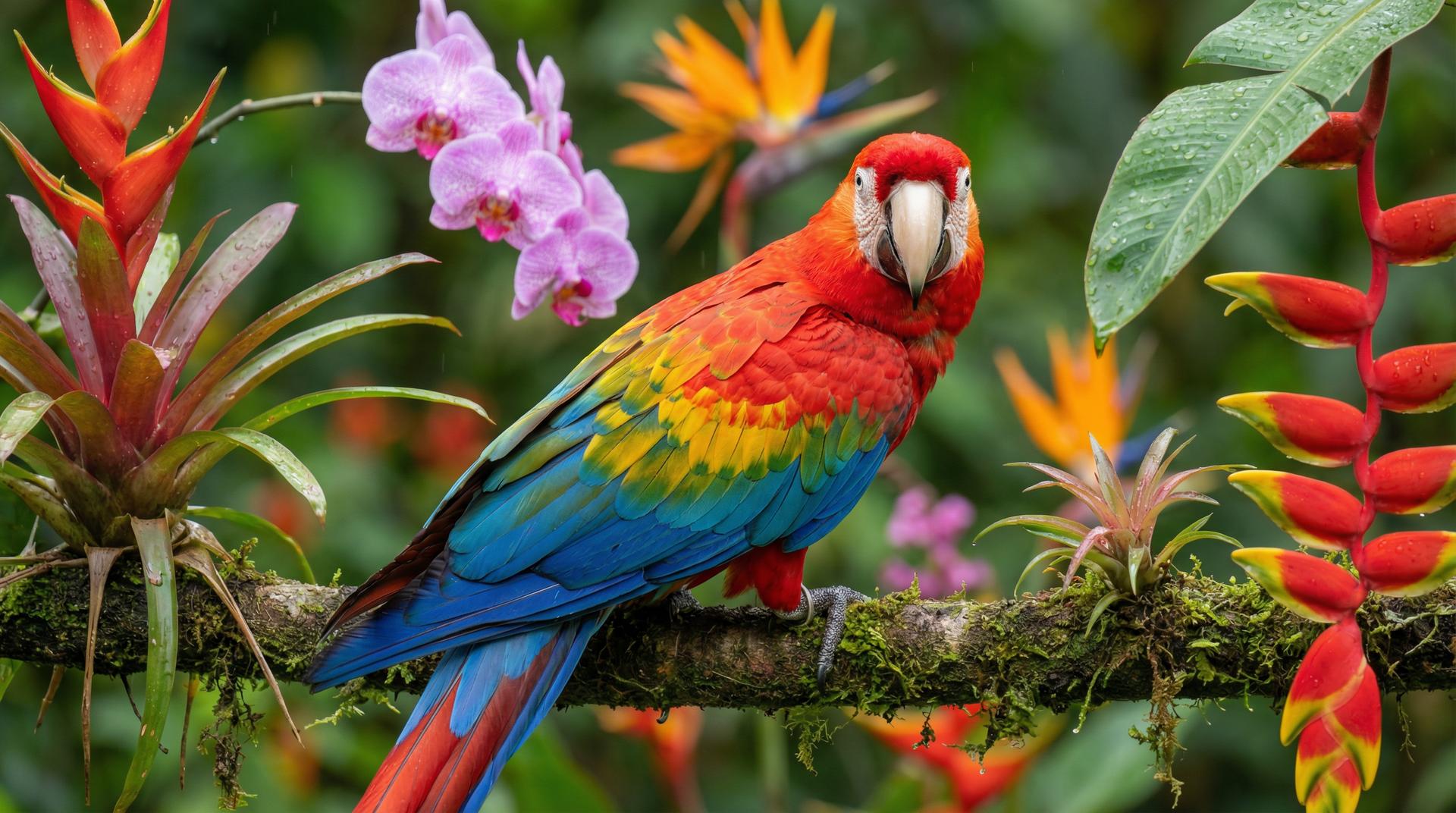 捷克街头鹦鹉视频